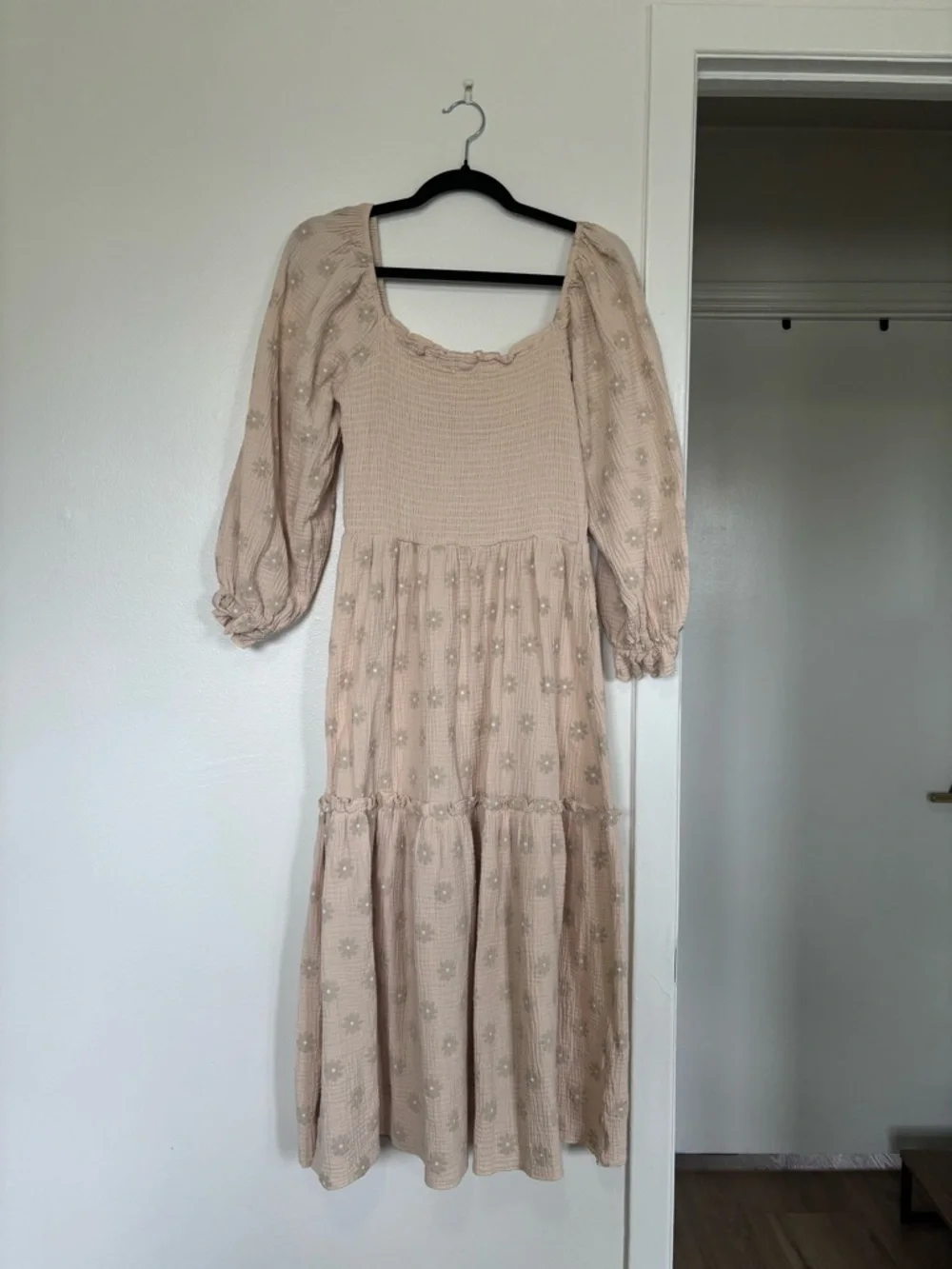 Amazon Floral Cotton Midi Dress - Picture 2 of 7